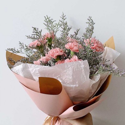 Carnation Hand Bouquet
